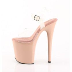 Pleaser FLAMINGO-808 Blush Platform Pole Dance Shoes