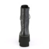Demonia ASHES-105 Black Vegan Platform Women Boots