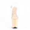 Pleaser FLAMINGO-808 Cream Platform Pole Dance Shoes