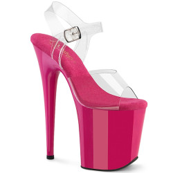 Pleaser FLAMINGO-808 Pink Platform Pole Dance Shoes