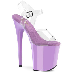 Pleaser FLAMINGO-808 Lavender Platform Pole Dance Shoes