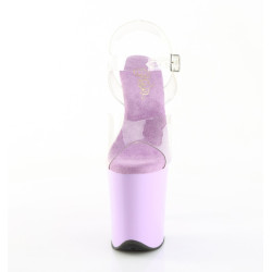 Pleaser FLAMINGO-808 Lavender Platform Pole Dance Shoes