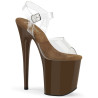Pleaser FLAMINGO-808 Mocha Platform Pole Dance Shoes