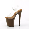 Pleaser FLAMINGO-808 Mocha Platform Pole Dance Shoes