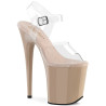 Pleaser FLAMINGO-808 Nude Platform Pole Dance Shoes
