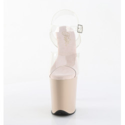Pleaser FLAMINGO-808 Nude Platform Pole Dance Shoes