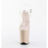 Pleaser FLAMINGO-808 Nude Platform Pole Dance Shoes