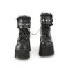 Demonia ASHES-57 Black Vegan Platform Women Boots