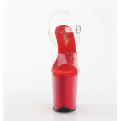 Pleaser FLAMINGO-808 Red Platform Pole Dance Shoes