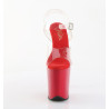 Pleaser FLAMINGO-808 Red Platform Pole Dance Shoes