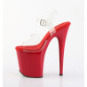 Pleaser FLAMINGO-808 Red Platform Pole Dance Shoes