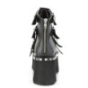 Demonia ASHES-70 Black Vegan Platform Women Boots