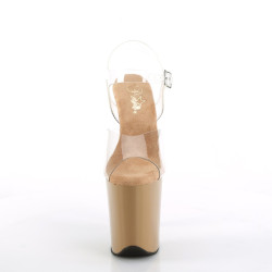 Pleaser FLAMINGO-808 Toffee Platform Pole Dance Shoes