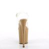 Pleaser FLAMINGO-808 Toffee Platform Pole Dance Shoes