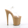 Pleaser FLAMINGO-808 Toffee Platform Pole Dance Shoes