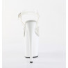 Pleaser FLAMINGO-808 White Platform Pole Dance Shoes