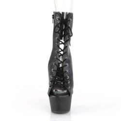 Pleaser ASPIRE-1016 Black Vegan Leather Sale Women