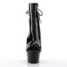 Pleaser ASPIRE-1018 Black Patent Ankle High Boots Women