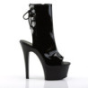 Pleaser ASPIRE-1018 Black Patent Ankle High Boots Women
