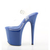 Pleaser FLAMINGO-808 Blue Platform Pole Dance High Heels