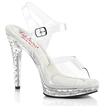 Fabulicious GLORY-508SDT Strass High Heels Bridal Sandals