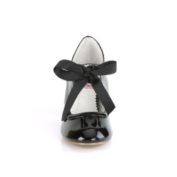 Pin Up Couture WIGGLE-32 Black Patent Sale Women