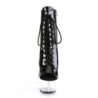 Pleaser ASPIRE-1021 Black Patent Transparent Sale Women