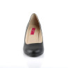 Pleaser Pink Label KIMBERLY-08 Black Men Wedge Pumps