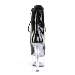 Pleaser ASPIRE-1021 Black Patent Transparent Sale Women