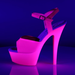 Pleaser KISS-209UV Neon High Heels Platform Shoes Women