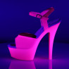 Pleaser KISS-209UV Neon High Heels Platform Shoes Women