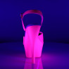 Pleaser KISS-209UV Neon High Heels Platform Shoes Women