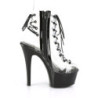 Pleaser ASPIRE-600-30 Transparent Black Sale Women