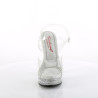 Fabulicious MAJESTY-508SDT Clear High Heeled Sandals