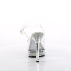 Fabulicious MAJESTY-508SDT Clear High Heeled Sandals