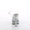 Fabulicious MAJESTY-508SDT Clear High Heeled Sandals