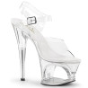 Pleaser MOON-708 Clear Platform High Heeled Women Shoes