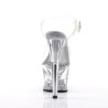 Pleaser MOON-708 Clear Platform High Heeled Women Shoes