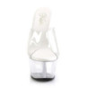 Pleaser ASPIRE-601 Transparent High Heeled Mules