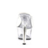 Pleaser ASPIRE-601 Transparent High Heeled Mules