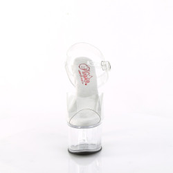 Pleaser PASSION-708 White Insole Platform High Heels