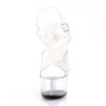 Pleaser ASPIRE-608 Clear Platform High Heels Shoes Women