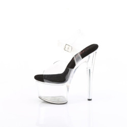 Pleaser PASSION-708 Black Insole Platform High Heels