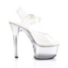 Pleaser ASPIRE-608 Clear Platform High Heels Shoes Women