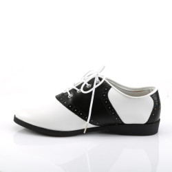 Funtasma SADDLE-50 Black White Lace Up Women Shoes
