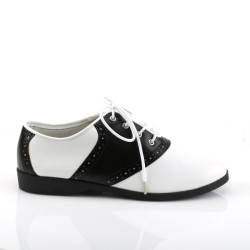 Funtasma SADDLE-50 Black White Lace Up Women Shoes