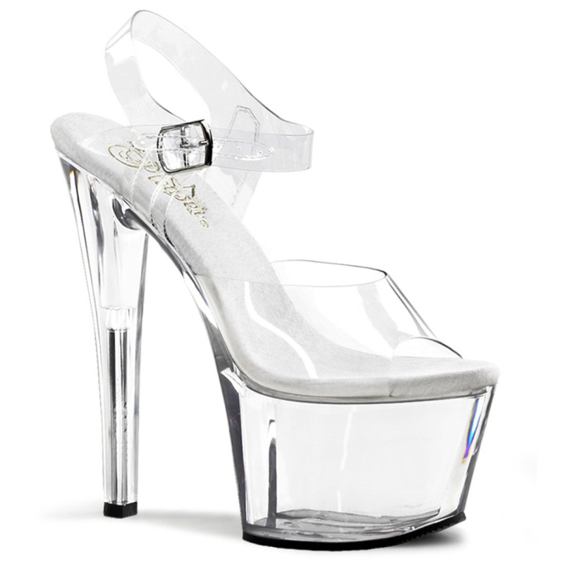 Pleaser SKY-308 Clear Platform High Heeled Women Shoes Pleaser SKY-308 Clear Platform High Heeled Women Shoes