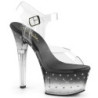 Pleaser SKY-308 Clear Platform High Heeled Women Shoes