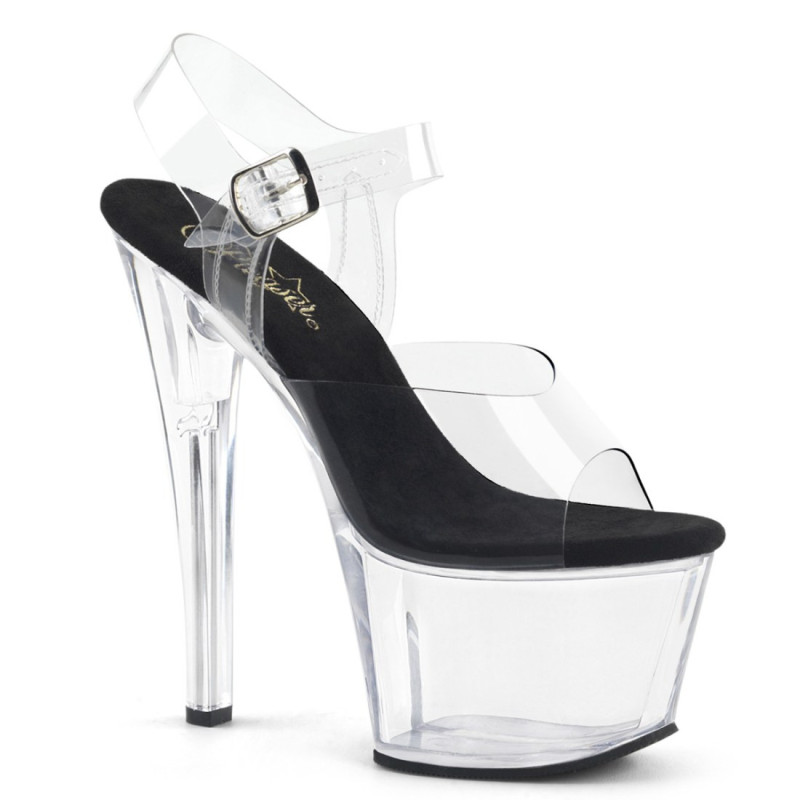 Pleaser SKY-308 Black Insole Platform High Heeled Shoes Pleaser SKY-308 Black Insole Platform High Heeled Shoes