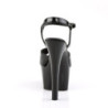 Pleaser ASPIRE-609 Black Patent Platform High Heels
